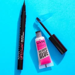 Lift & Snatch! Brow Tint Pen Ash Brown + NYX Professional Make Up The Brow Glue Clear
