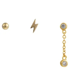 Lightning & Chain Drop Ear Party Pack