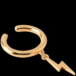 Lightning Charm Single Ear Cuff