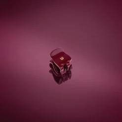 Limited Edition Pince à Cheveux Extra Small Velvet Burgundy