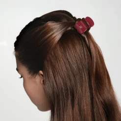 Limited Edition Pince à Cheveux Extra Small Velvet Burgundy