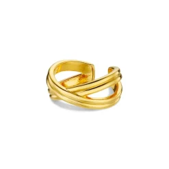 Linear Cross Ear Cuff