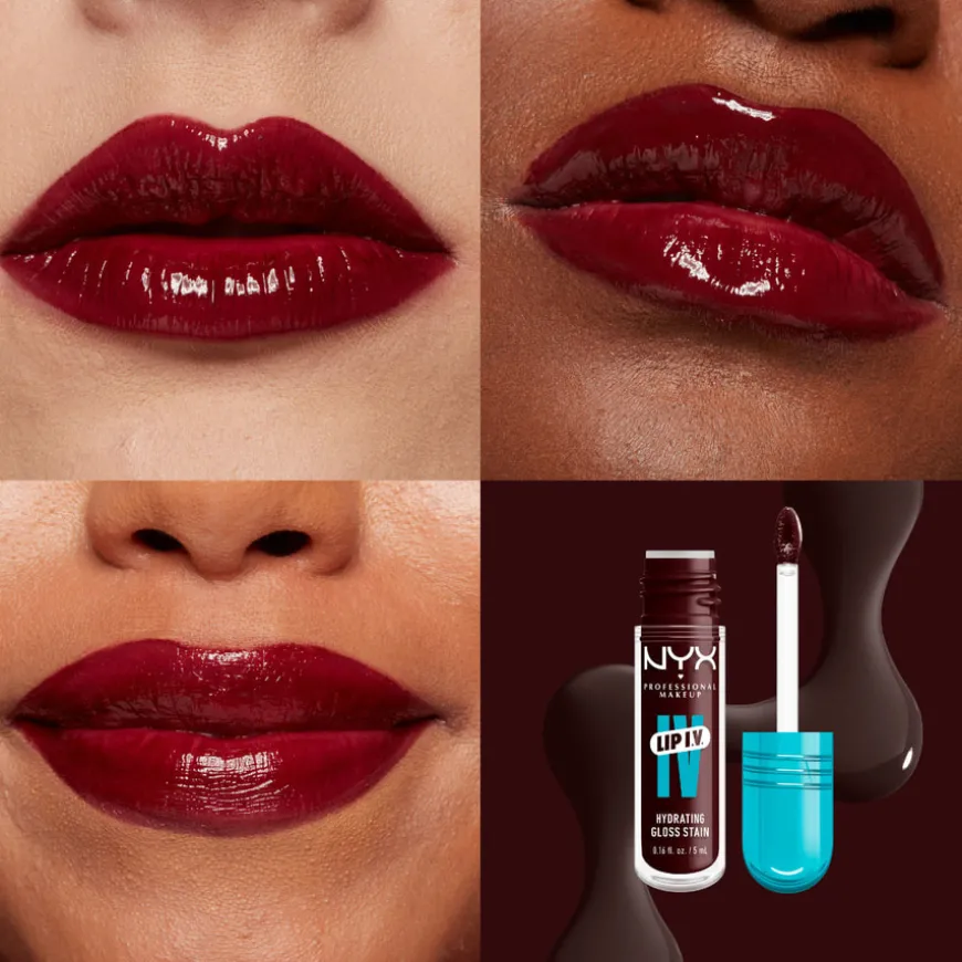 Lip I.V. Hydrating Gloss Stain 15 Water 'Bout Wine 5ml
