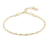 Lisbon Bracelet Plain Gold Onesize