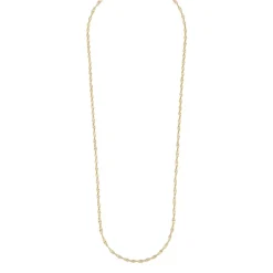 Lisbon Necklace Plain Gold 45cm