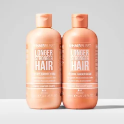 Longer Stronger Hair Shampoo & Conditioner For Dry Damaged Hair 2 x 350ml