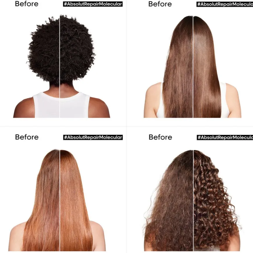 L'Oréal Professionnel Repair Molecular Shampoo 300ml and Rinse-Out Serum