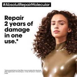 L'Oréal Professionnel Repair Molecular Shampoo, Rinse-Out Serum and Leave-In