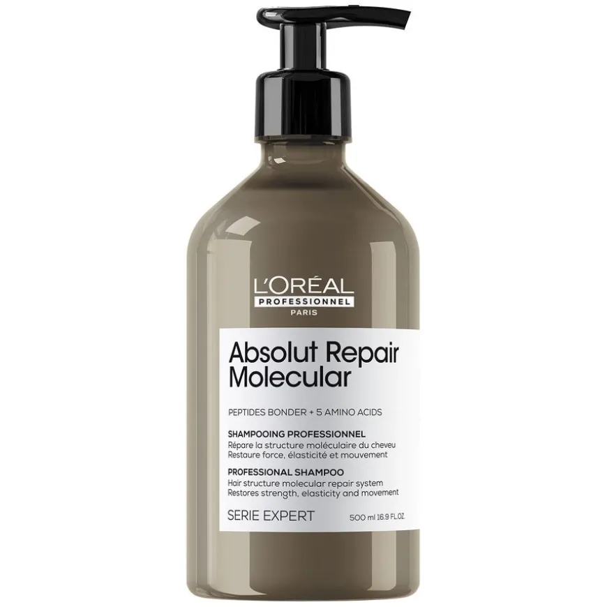 L'Oréal Professionnel Repair Molecular Shampoo 500ml and Rinse-Out Serum