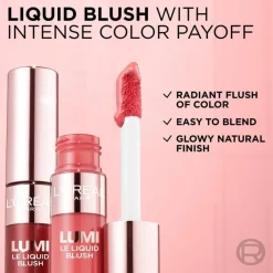 Lumi Le Liquid Blush 627 Glowy Warm Peach 5ml