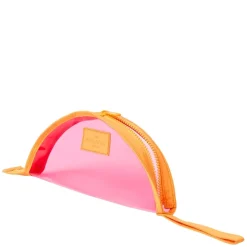 Lunar Flat Lay Makeup Pouch Pink and Orange