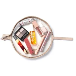 Lunar Flat Lay Makeup Pouch Taupe