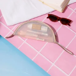 Lunar Flat Lay Makeup Pouch Taupe