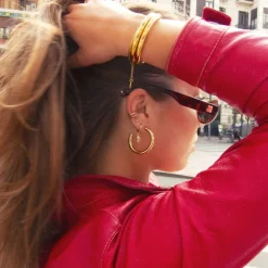 Maeve Statement Bangle Stainless Steel