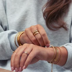 Maeve Statement Bangle Stainless Steel