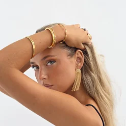 Maeve Statement Bangle Stainless Steel