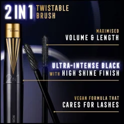 Masterpiece 2-in-1 Lash Wow Mascara 003 Midnight Black 7 ml