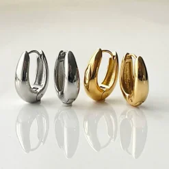 Maya Earrings Gold Plated 20mm