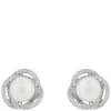 Mayfair Pearl Earring Silver/White