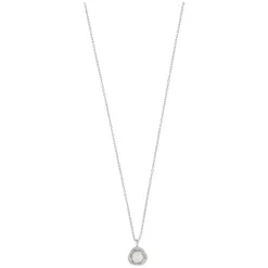 Mayfair Pearl Pendant Necklace Silver/White 45cm