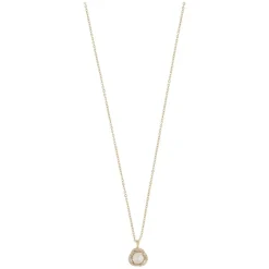 Mayfair Pearl Pendant Necklace Gold/White 45cm