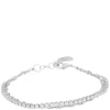 Mayfair Stone Double Bracelet Silver/Clear