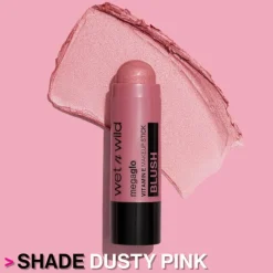 Mega Glo Vitamin & Make-up Stick Blush Dusty Pink 6g