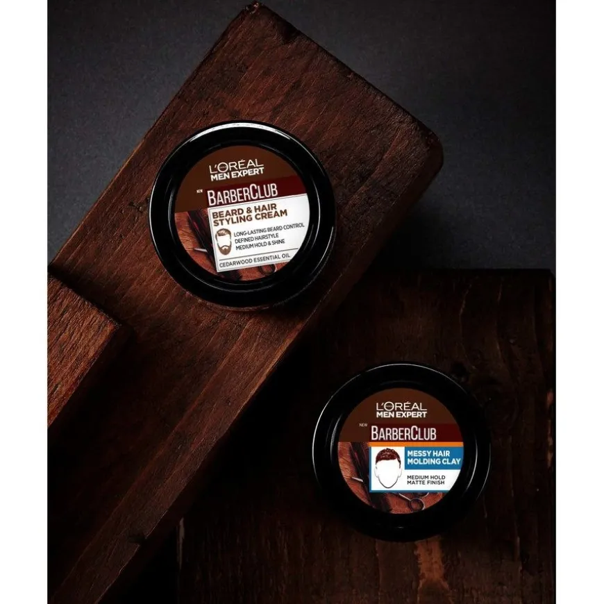 Men Expert Barber Club Beard & Hair Styling Cream 75ml