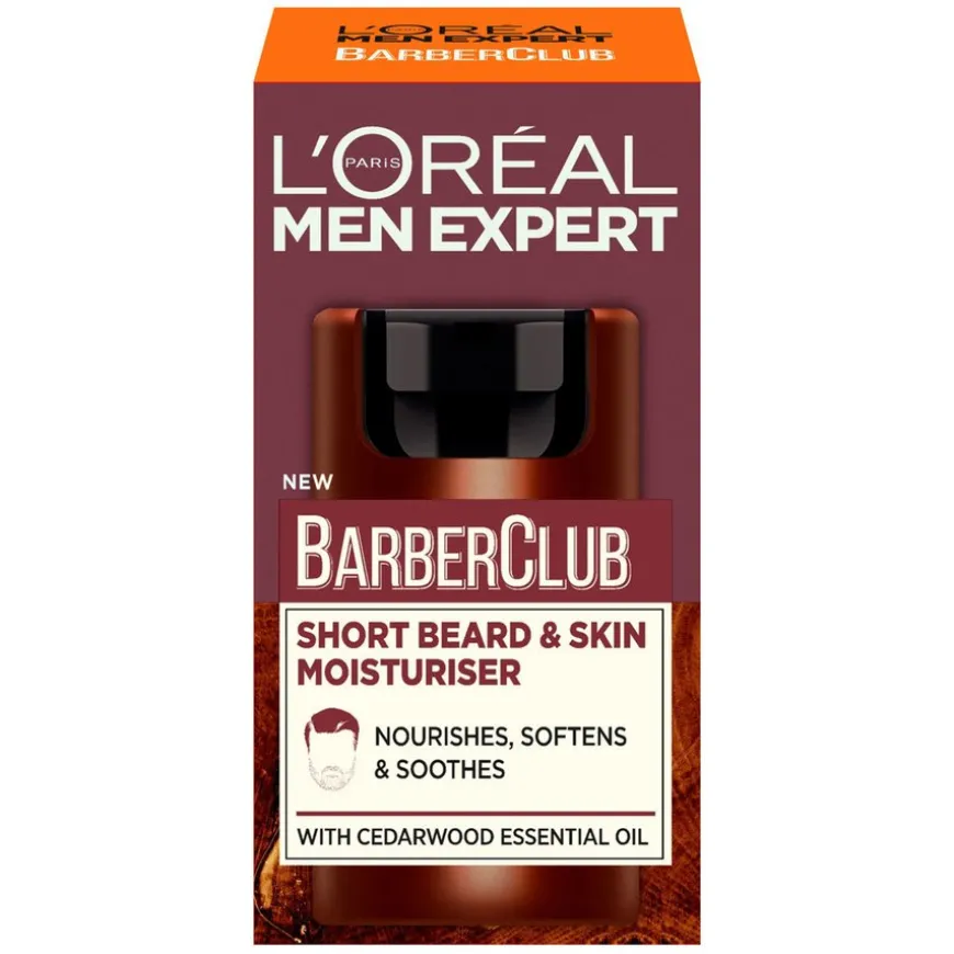 Men Expert Barber Club Short Beard & Skin Moisturizer 50ml