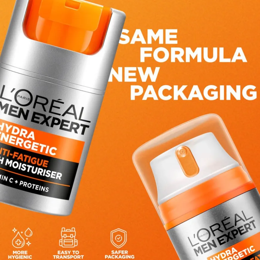 Men Expert Hydra Energetic Moisturising Lotion Trio 3x50ml