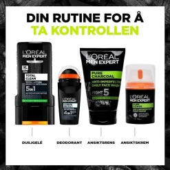 Men Expert Pure Carbon Anti-Imperfections Daily Face Wash 100ml