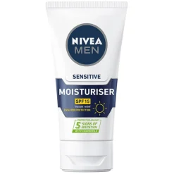 Men Sensitive Moisturiser Face Cream SPF15 75ml