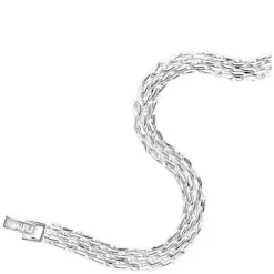 Mesh Link Bracelet Silver