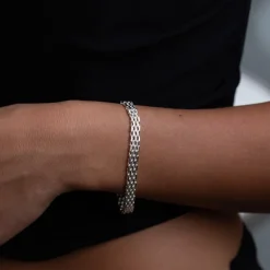 Mesh Link Bracelet Silver