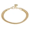 Meya Small Bracelet Plain Gold Onesize