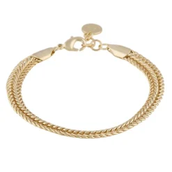 Meya Small Bracelet Plain Gold Onesize