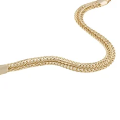 Meya Small Bracelet Plain Gold Onesize