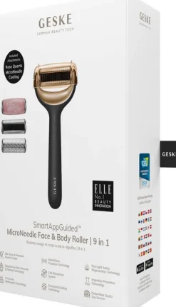 MicroNeedle Face & Body Roller 9 in 1 Gray