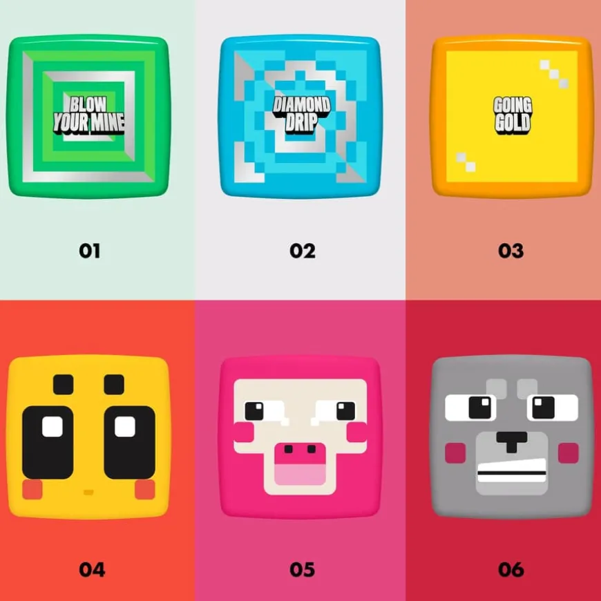 Minecraft Movie Highlighter Balm 03 Going Gold 8g