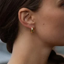 Mini Drop Earrings Gold