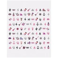 Mini Nail Stickers Gothic Girl
