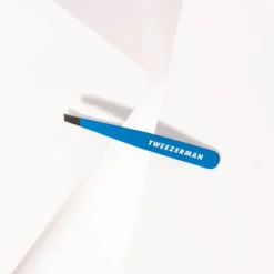 Mini Slant Tweezer Bahama Blue