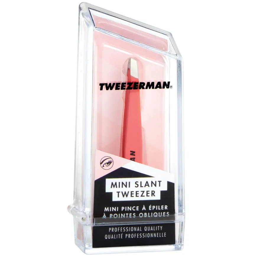 Mini Slant Tweezer Geranium