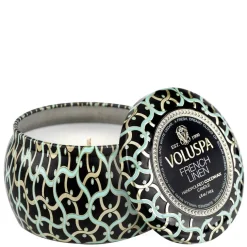 Mini Tin Candle French Linen 113g