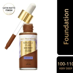 Miracle Pure Skin Reset 2 In 1 Serum Foundation Very Deep 30ml