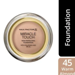 Miracle Touch Foundation #45 Warm Almond 11,5g