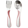 My First Fork & Spoon Cerise