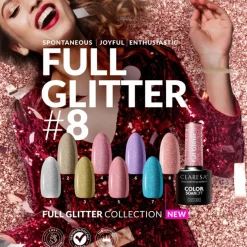 Nail Polish Hybrid Soak Off Full Glitter 02 5ml