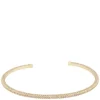 Naomi Small Stone Cuff Bracelet Gold/Clear