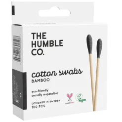 Natural Cotton Swabs Black 100pcs